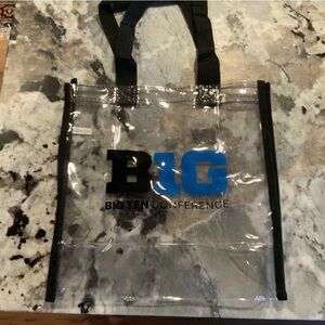 Clear Big Ten Conference Tote Bag